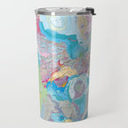USGS Geological Map of North America Travel Mug Gallery Image 2
