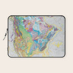 USGS Geological Map of North America Laptop Sleeve Gallery Image 1