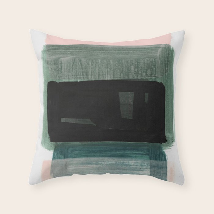 layered colorfields Throw Pillow Gallery Image 6