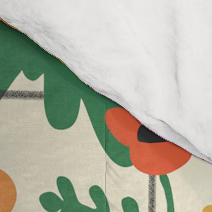 Bright flowers pattern Comforter Gallery Image 4