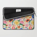 Bright flowers pattern Laptop Sleeve Gallery Image 2