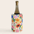 Bright flowers pattern Wine Chiller Gallery Image 2