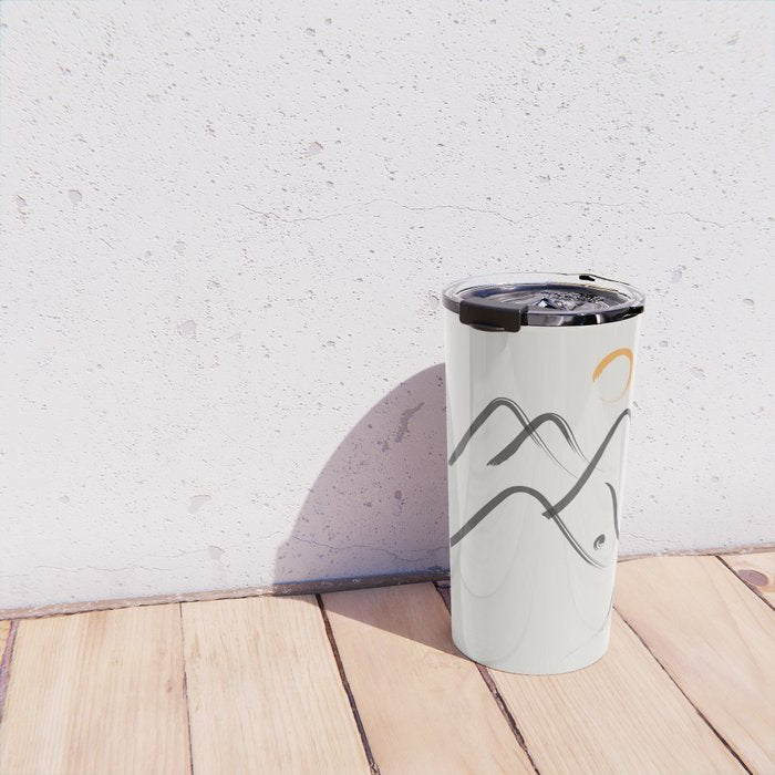 Cat Landscape 99 Travel Mug Gallery Image 4
