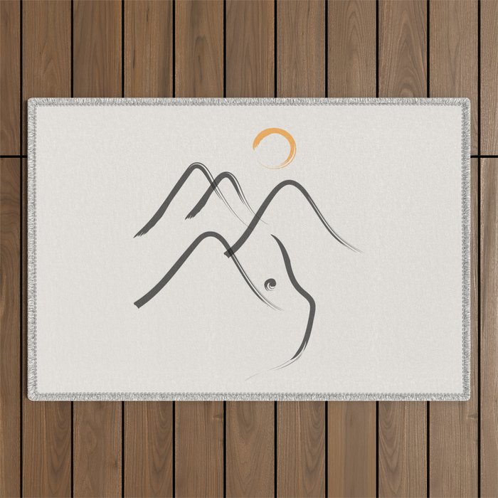 Cat Landscape 99 Outdoor Rug Gallery Image 1