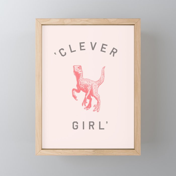 Clever Girl Mini Art Print Gallery Image 1
