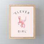 Clever Girl Mini Art Print Gallery Image 1