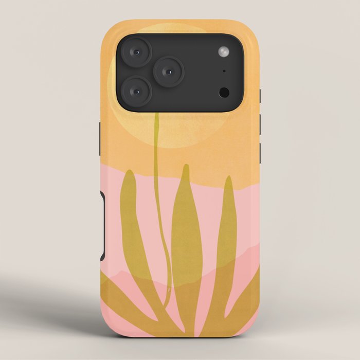 Golden Agave Desert Landscape iPhone Case Gallery Image 3