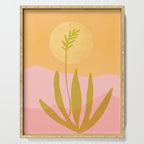 Golden Agave Desert Landscape Serving Tray Gallery Image 1