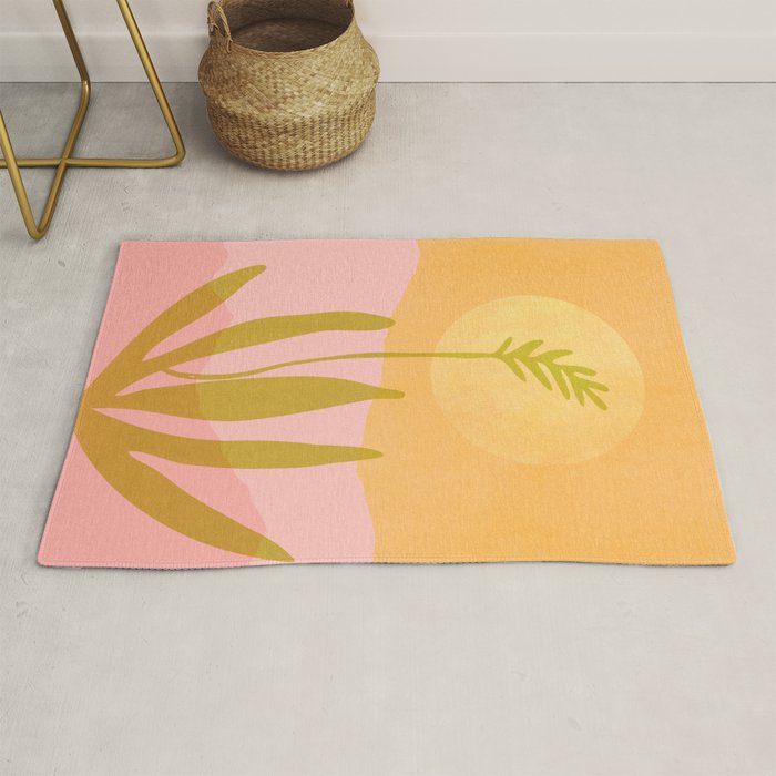 Golden Agave Desert Landscape Rug Gallery Image 1