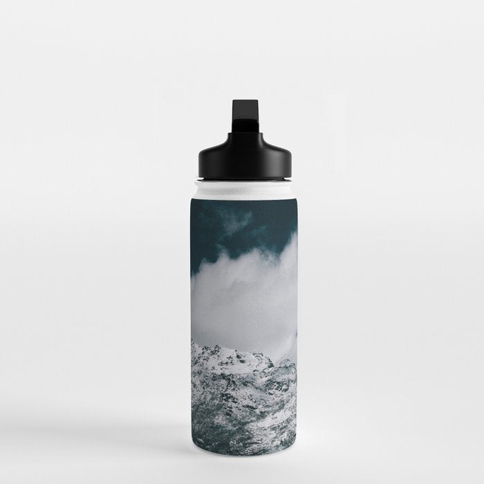 Winter Mountain Landscape Water Bottle Gallery Image 3