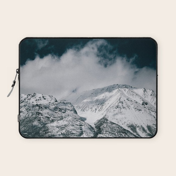 Winter Mountain Landscape Laptop Sleeve Gallery Image 1