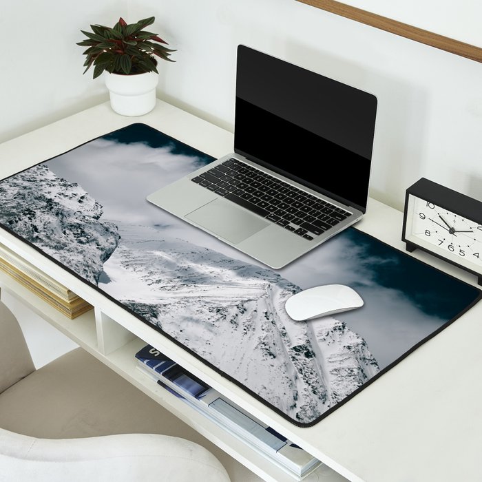 Winter Mountain Landscape Desk Mat Gallery Image 2
