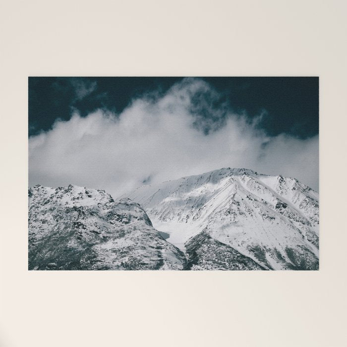 Winter Mountain Landscape Welcome Mat Gallery Image 1