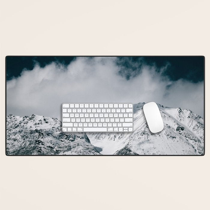 Winter Mountain Landscape Desk Mat Gallery Image 1