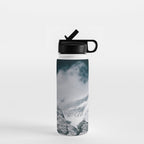Winter Mountain Landscape Water Bottle Gallery Image 1