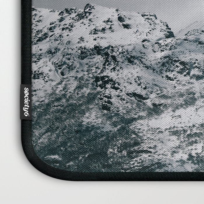 Winter Mountain Landscape Laptop Sleeve Gallery Image 3