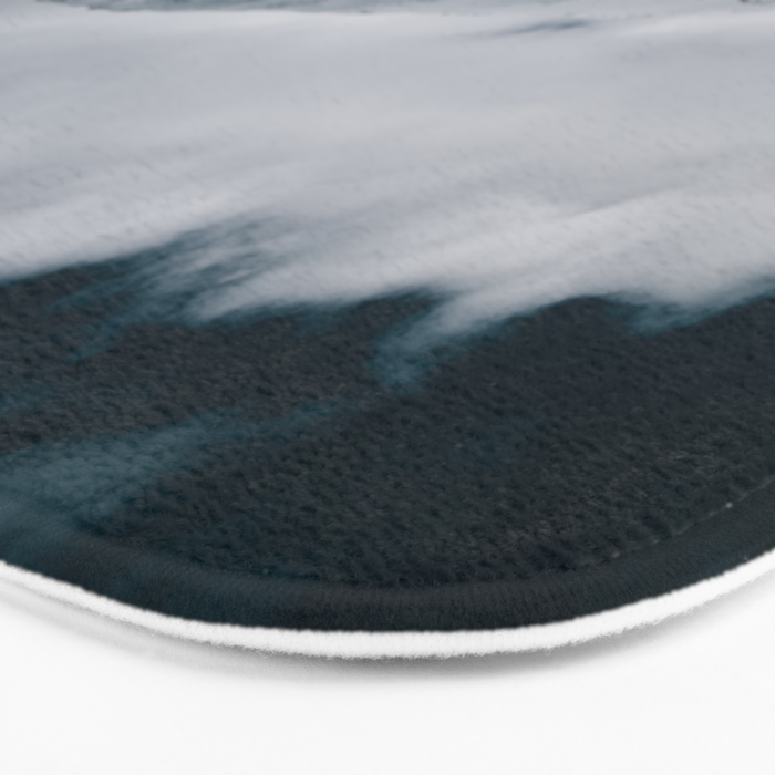 Winter Mountain Landscape Bath Mat Gallery Image 3