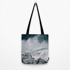 Winter Mountain Landscape Tote Bag Gallery Image 2