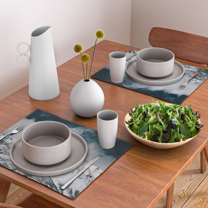 Winter Mountain Landscape Placemat Gallery Image 2