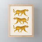 Fierce: Golden Tiger Edition Mini Art Print Gallery Image 1