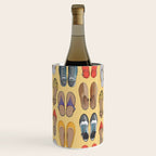 Hard choice // shoes on yellow background Wine Chiller Gallery Image 2