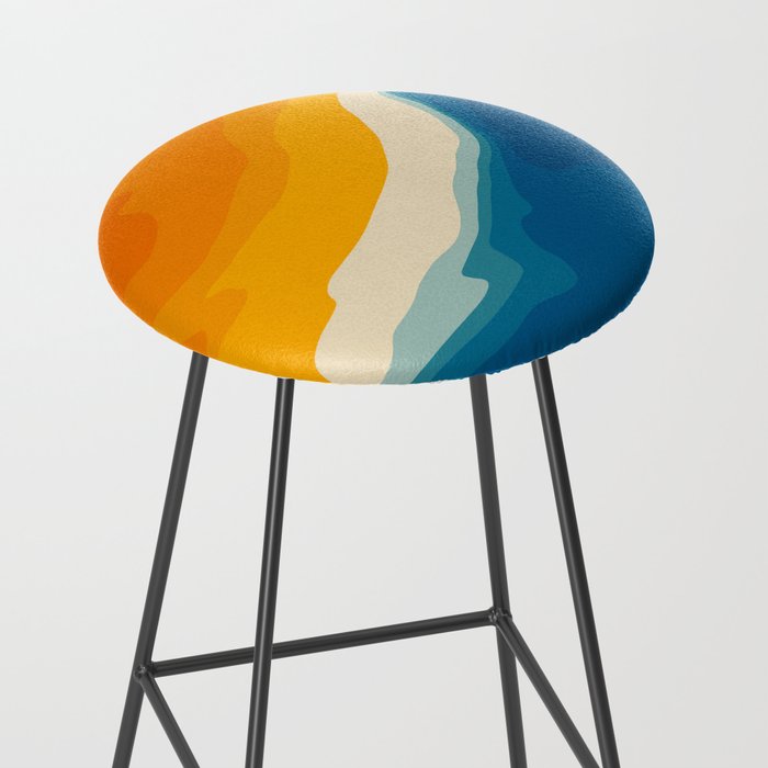 Seascape aerial view Stool Gallery Image 2