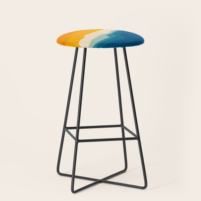 Seascape aerial view Stool Gallery Image 1