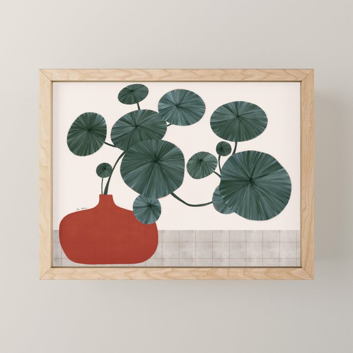 Stephonia Erecta plant Mini Art Print Gallery Image 1