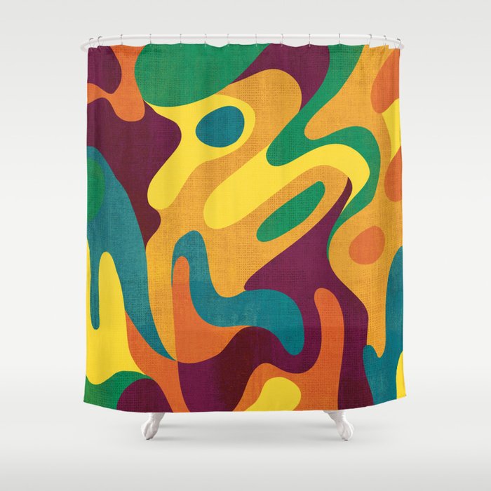 Spilled Shower Curtain Gallery Image 1