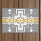 Aztec Stripes Outdoor Rug Gallery Image 1