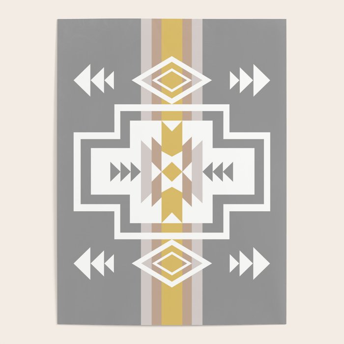 Aztec Stripes Poster Gallery Image 4