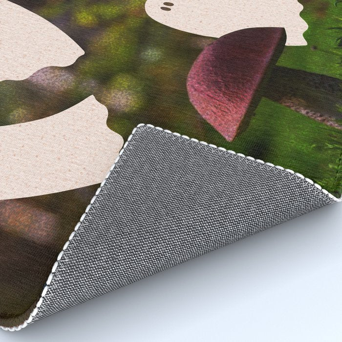Spooky Forest Ghost Collage Rug Gallery Image 4
