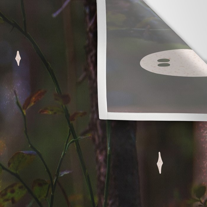 Spooky Forest Ghost Collage Wall Tapestry Gallery Image 3