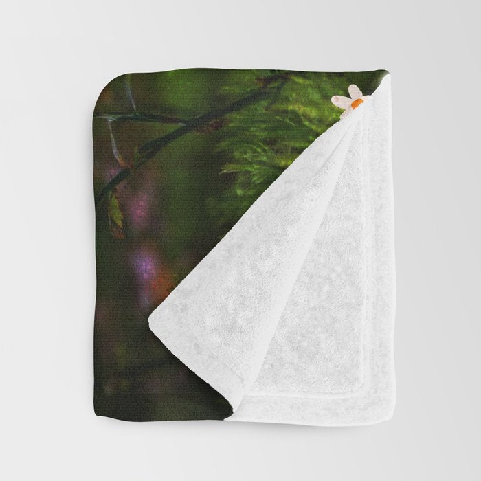 Spooky Forest Ghost Collage Throw Blanket Gallery Image 3