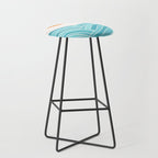 Waves Like Mountains Landscape Stool Gallery Image 1