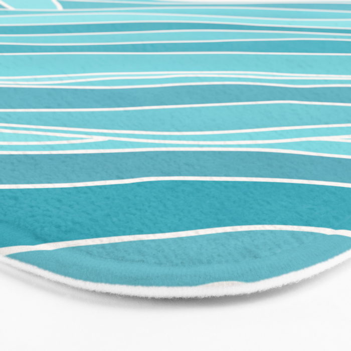Waves Like Mountains Landscape Bath Mat Gallery Image 3
