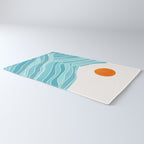 Waves Like Mountains Landscape Rug Gallery Image 3