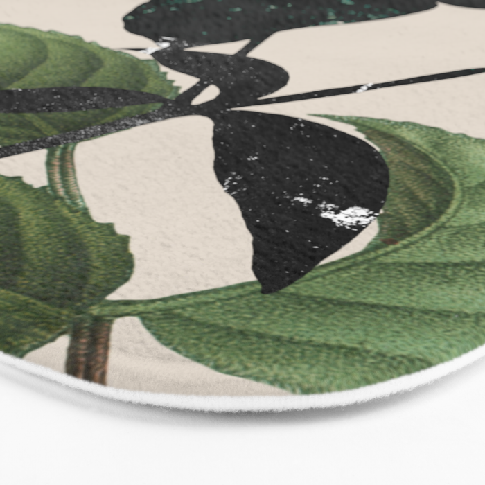 minimal collage/ Flower  Bath Mat Gallery Image 3