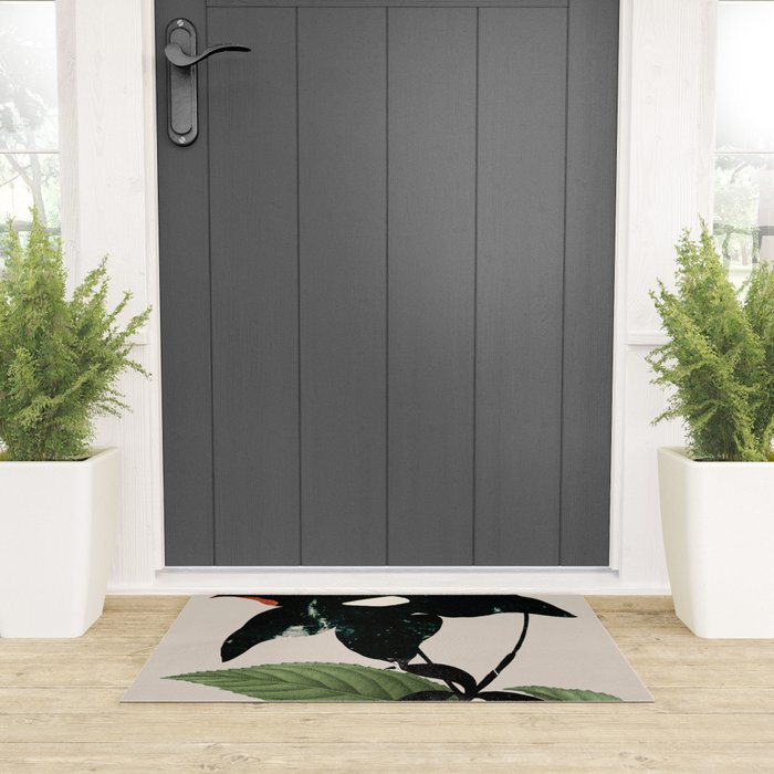 minimal collage/ Flower  Welcome Mat Gallery Image 3