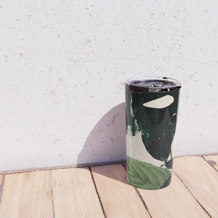 minimal collage/ Flower  Travel Mug Gallery Image 4