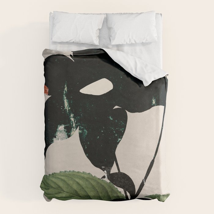 minimal collage/ Flower  Duvet Cover Gallery Image 1