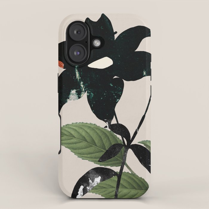 minimal collage/ Flower  iPhone Case Gallery Image 1