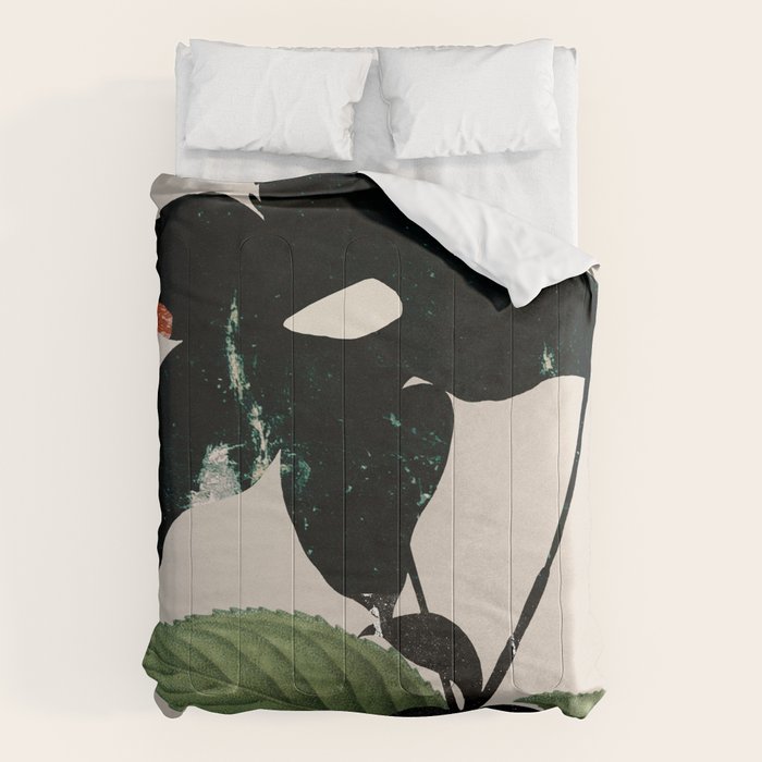 minimal collage/ Flower  Comforter Gallery Image 1