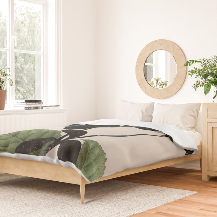 minimal collage/ Flower  Duvet Cover Gallery Image 2
