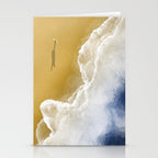 Surfer On The Beach From Above  Stationery Card Gallery Image 2