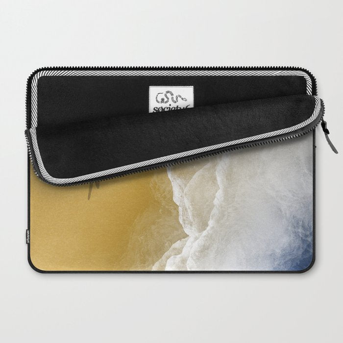 Surfer On The Beach From Above  Laptop Sleeve Gallery Image 2
