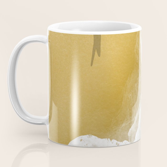 Surfer On The Beach From Above  Coffee Mug Gallery Image 3