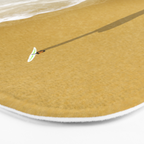 Surfer On The Beach From Above  Bath Mat Gallery Image 3