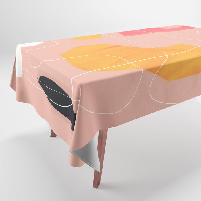 Minimal Abstract Shapes 90 Tablecloth Gallery Image 1