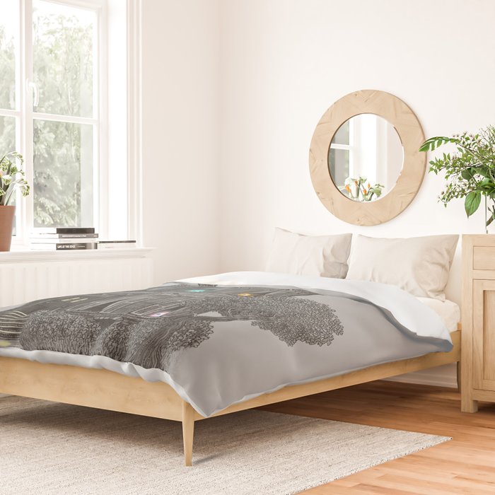 Haunted by the 80's Duvet Cover Gallery Image 2